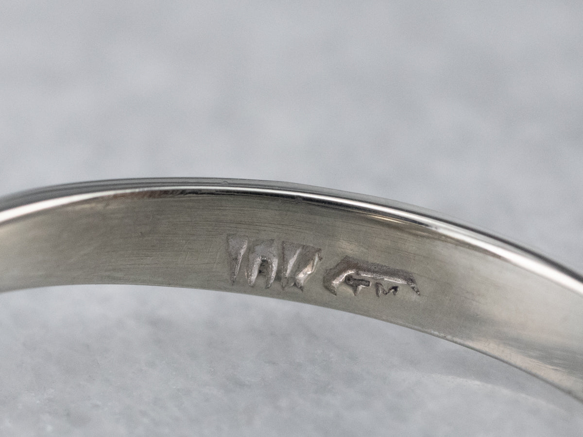 Simple Pearl Bypass Ring