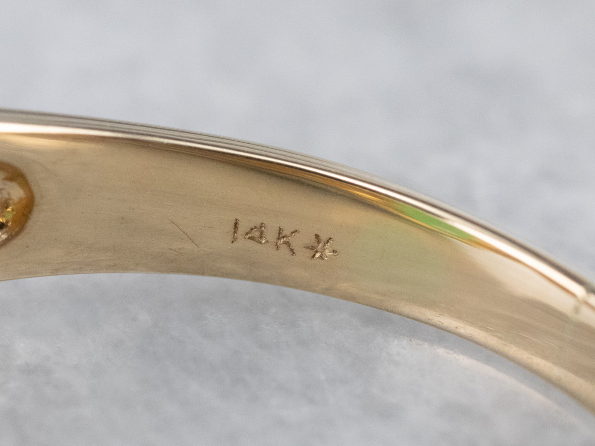 Vintage Dyed Jade Cocktail Ring