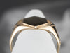 Vintage Gold Hexagonal Signet Ring