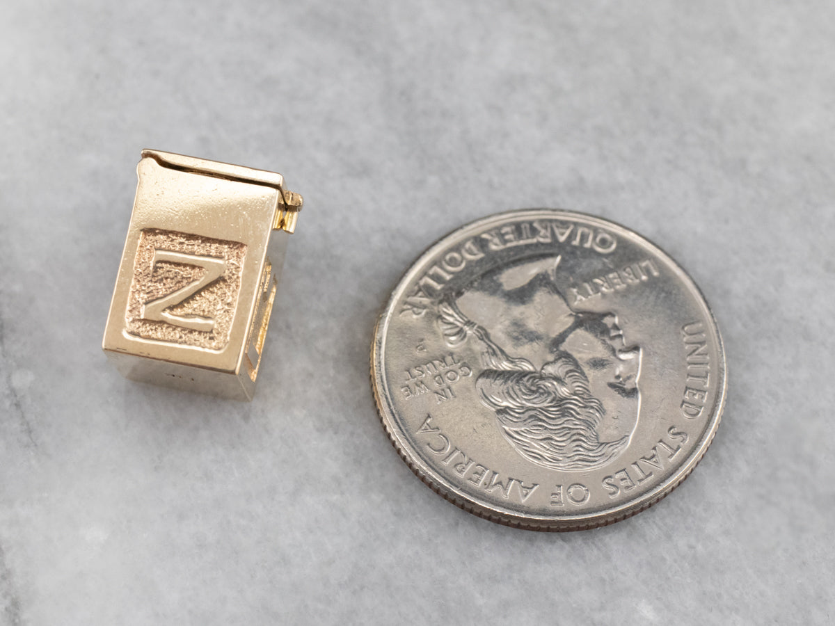 Vintage Enamel Jack in The Box Charm