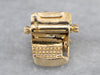 Vintage Gold Moving Typewriter Charm