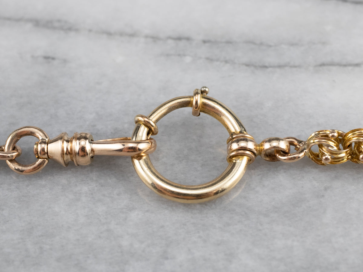 Ornate Victorian Era Gold Chain