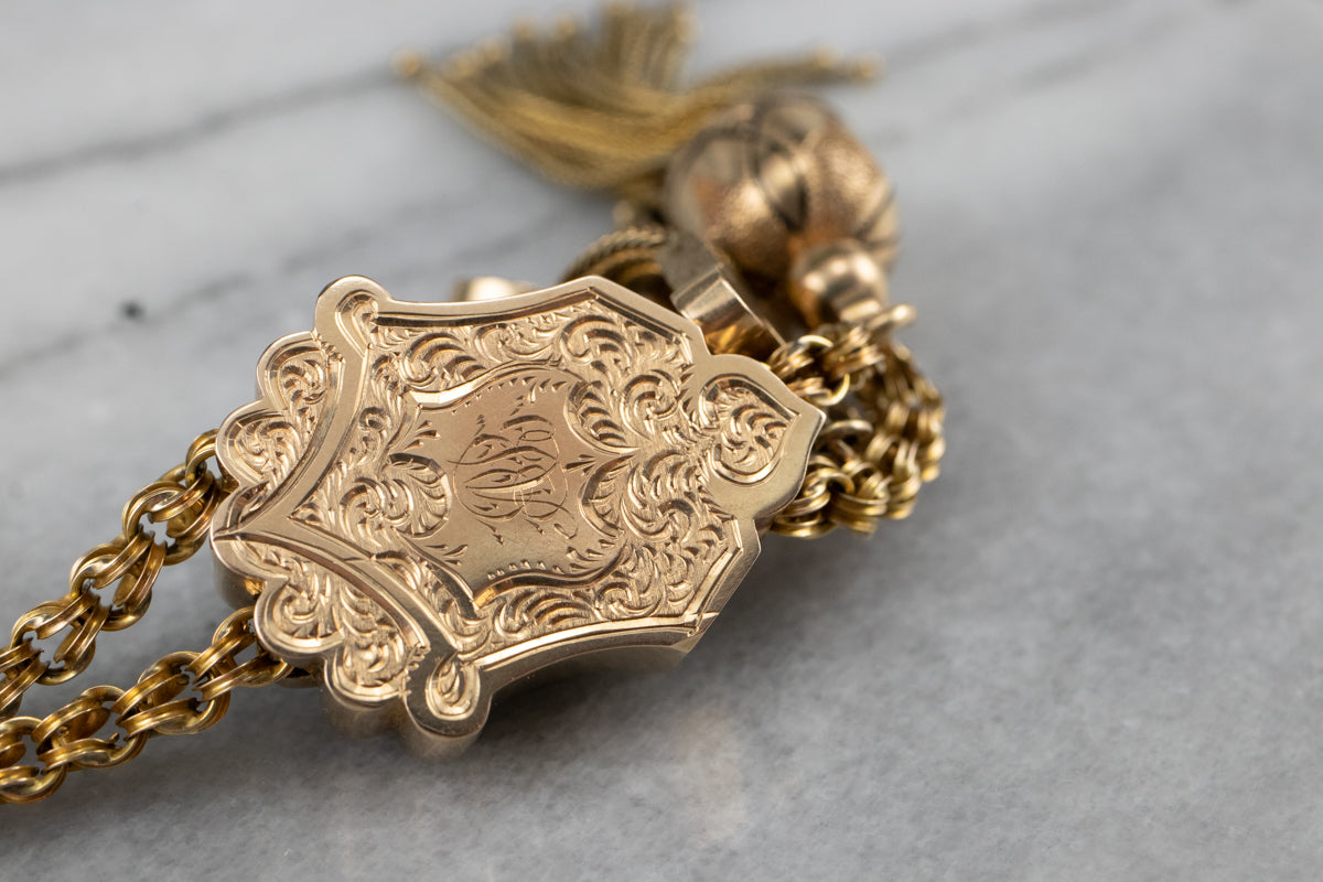 Gothic Victorian Lariat Necklace