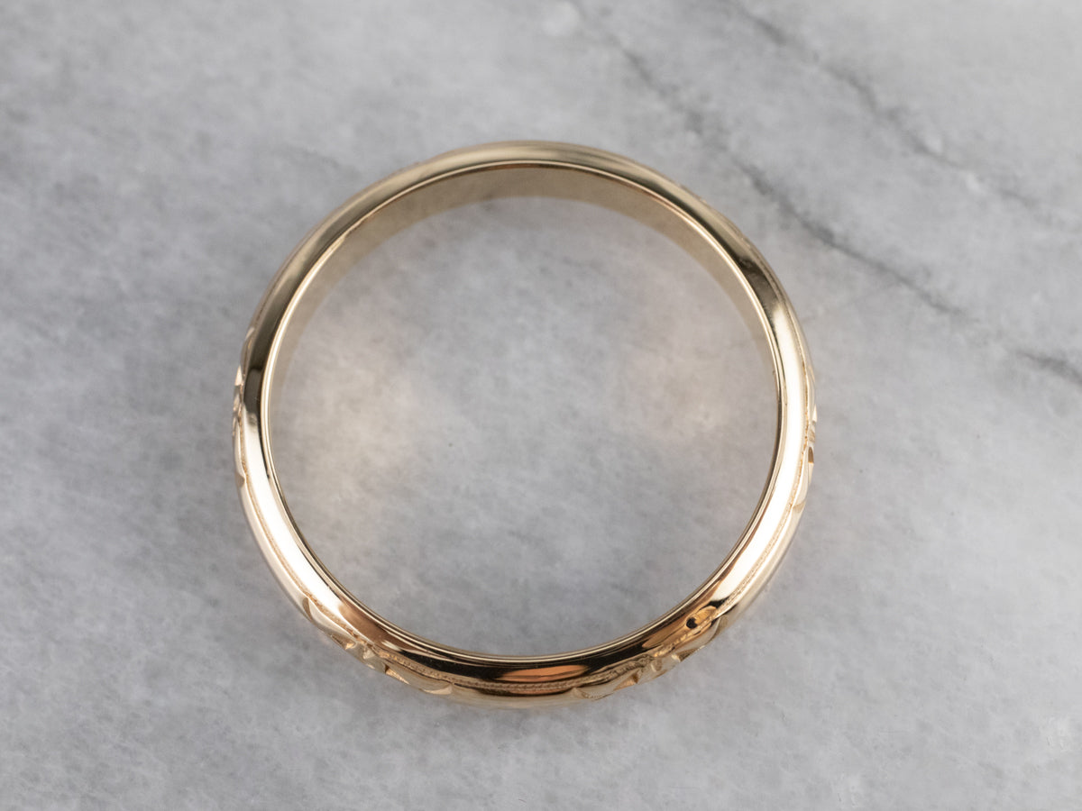 Unisex Forget-Me-Not Pattern Band