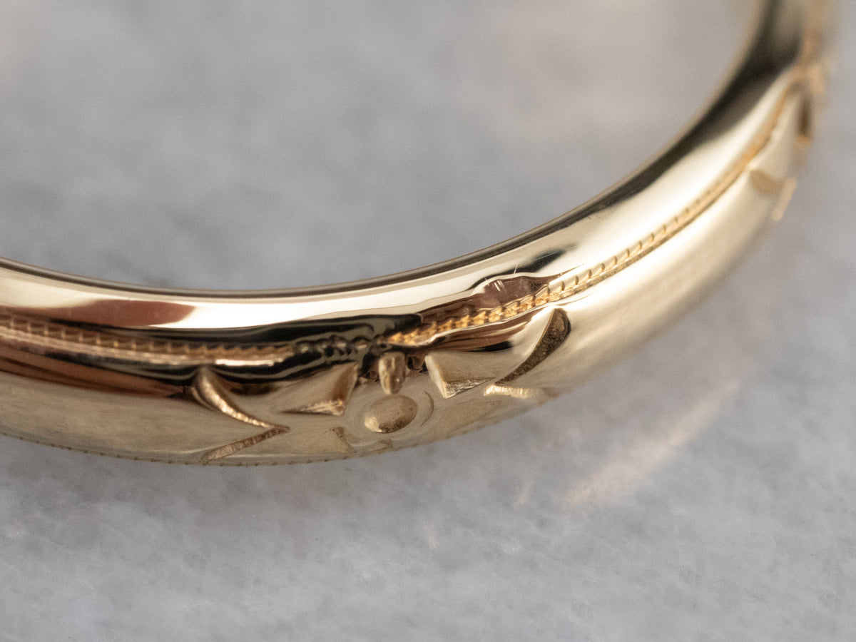 Unisex Forget-Me-Not Pattern Band