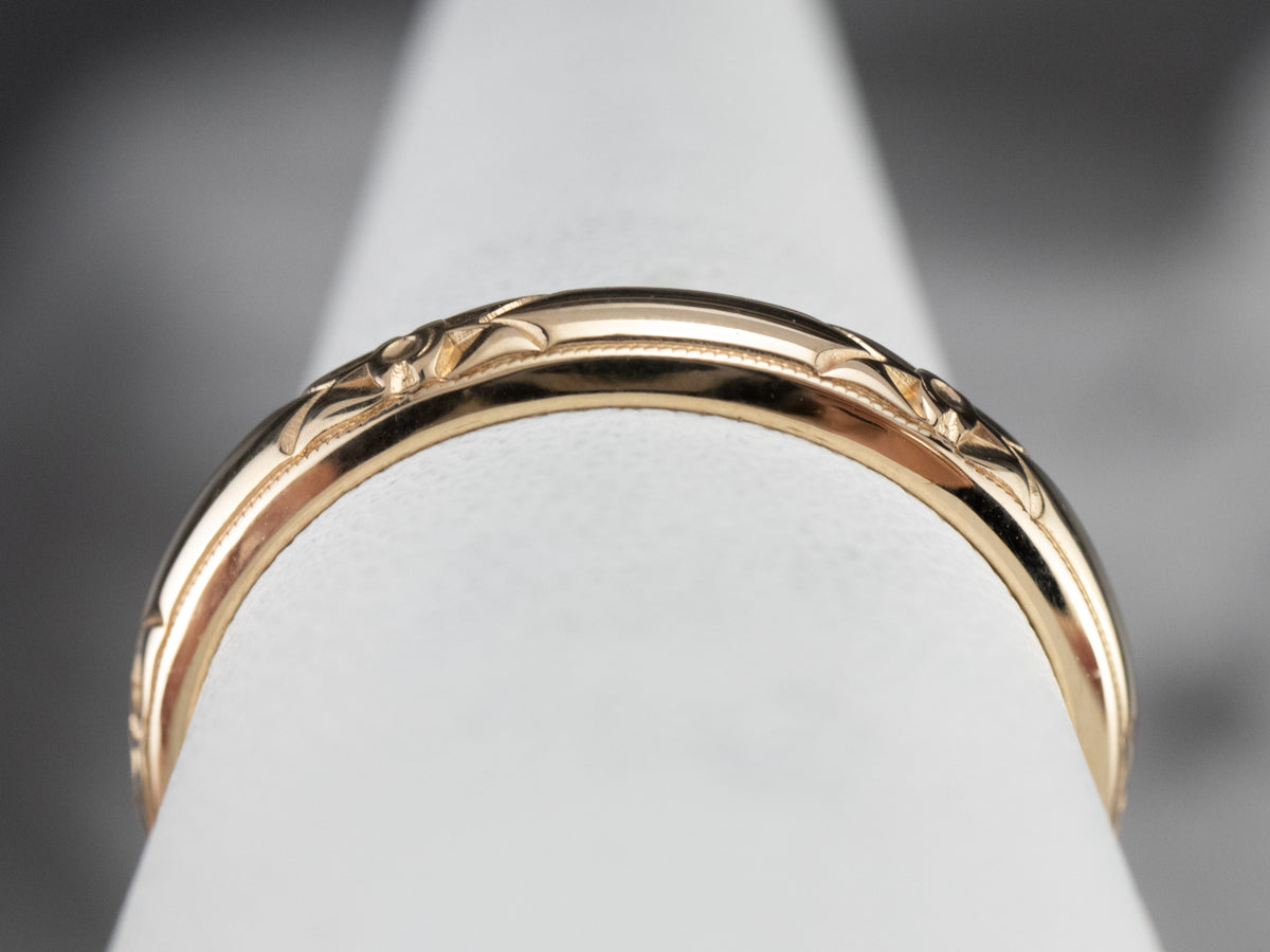 Unisex Forget-Me-Not Pattern Band