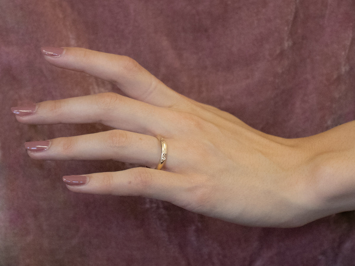 Unisex Forget-Me-Not Pattern Band