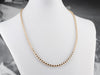 Sparkling Gold Popcorn Chain Necklace