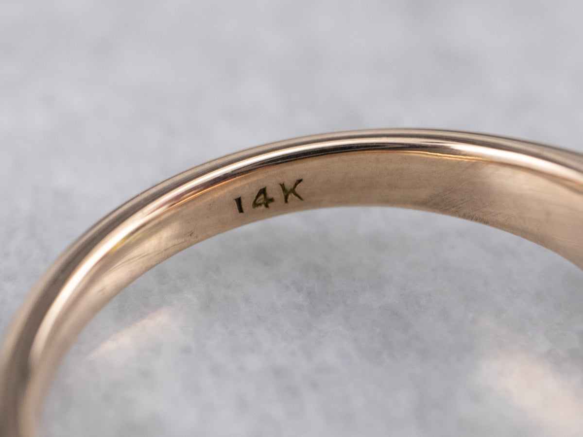 Green Tourmaline Solitaire Ring