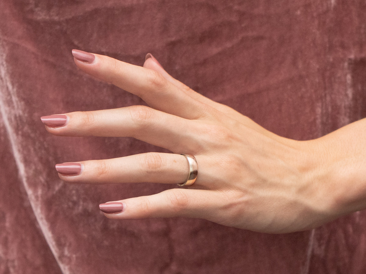 Mokume Gane Multi Color Gold Band