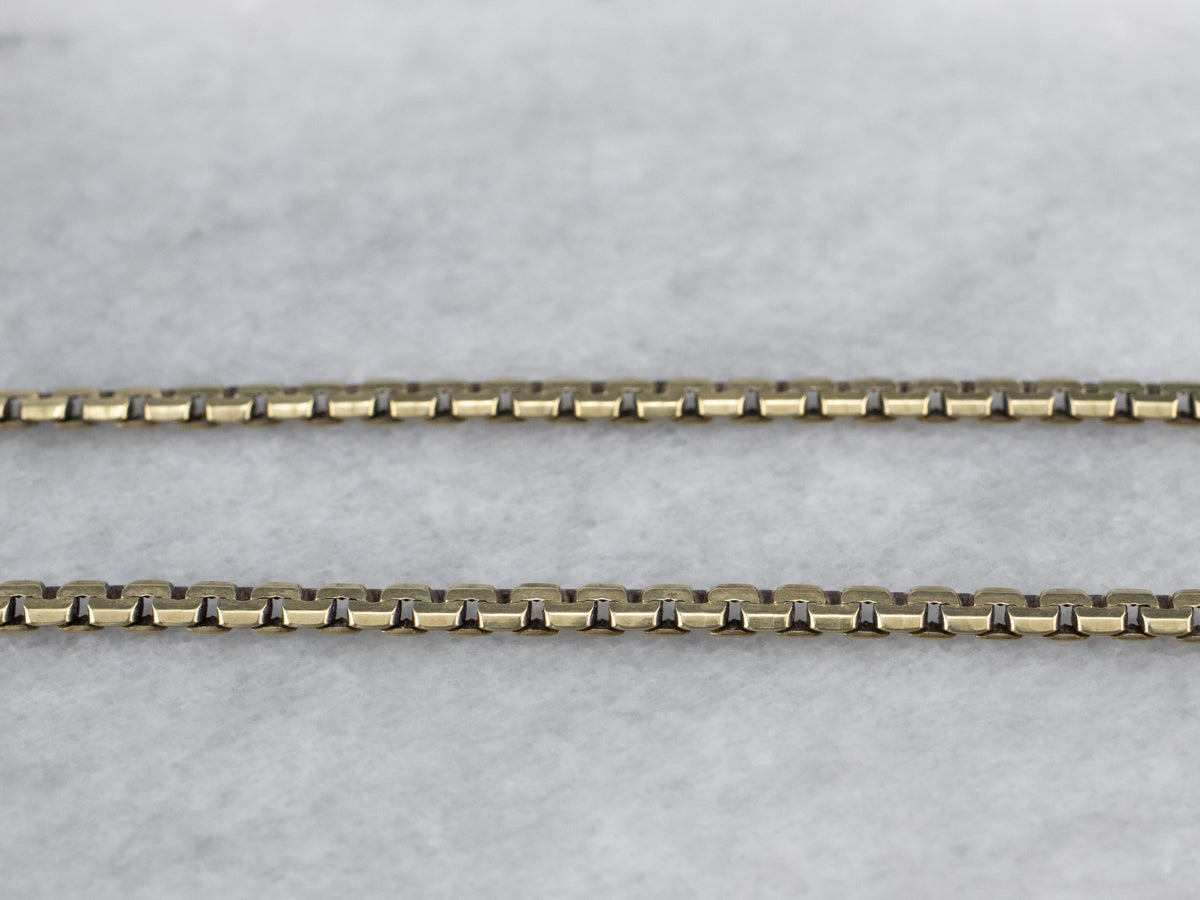 14K Gold Boston Link Chain - Market Square Jewelers