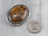 Sterling Silver Pietersite Pin or Pendant