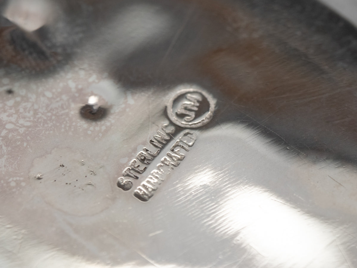 Sterling Silver Red Jasper Statement Pendant