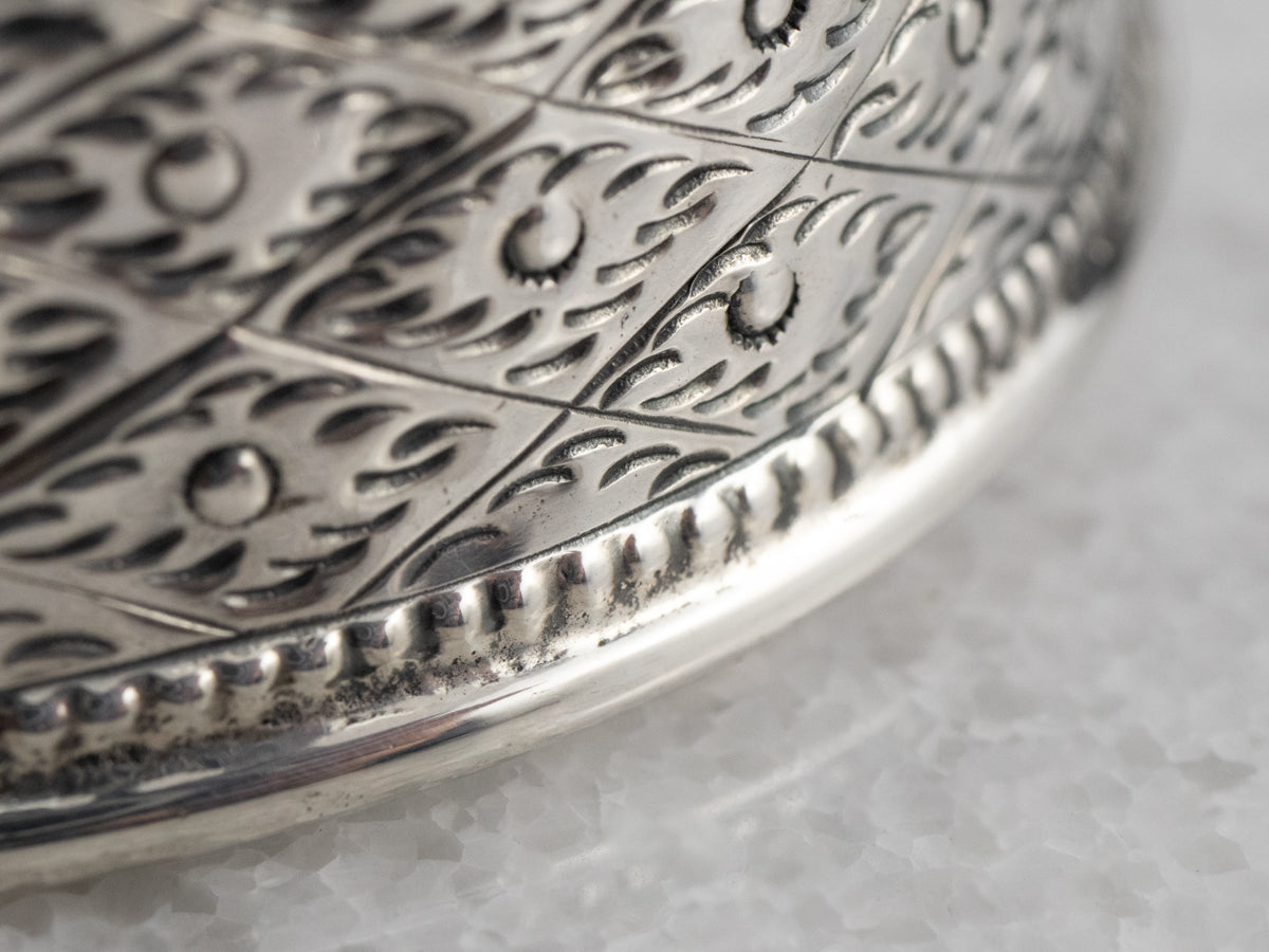 Sterling Silver Chrysocolla Cuff Bracelet