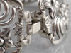 W.E. Richards Sterling Silver Floral Panel Bracelet