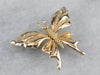 14K Gold Butterfly Pendant