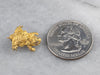 Gold Nugget Frog Pin