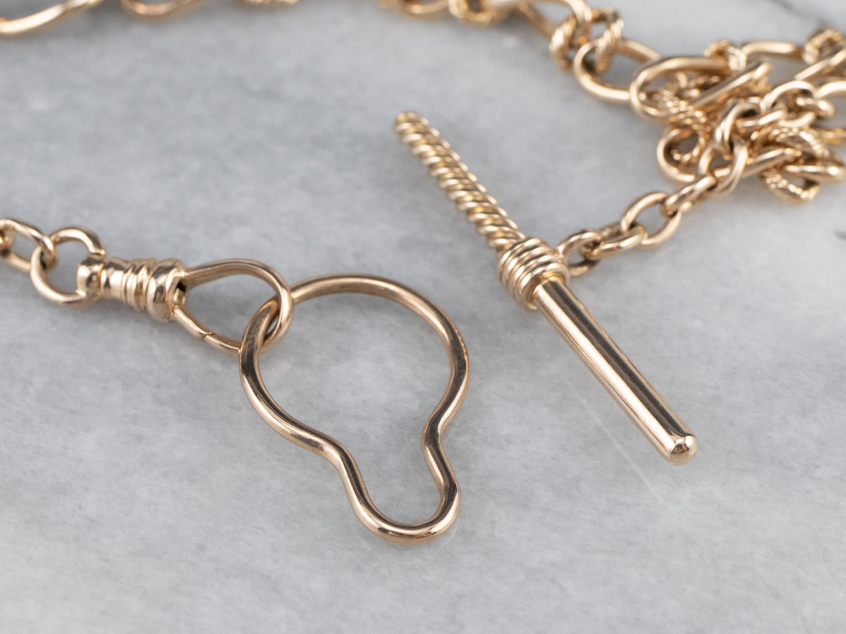 Vintage Gold Watch Chain