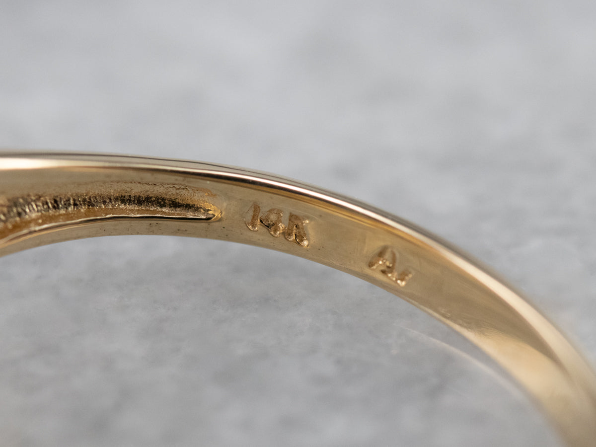 Vintage Pearl and Diamond Ring