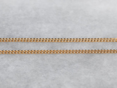 Yellow 800 Gold Curb Chain