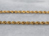 14K Gold French Rope Chain Necklace