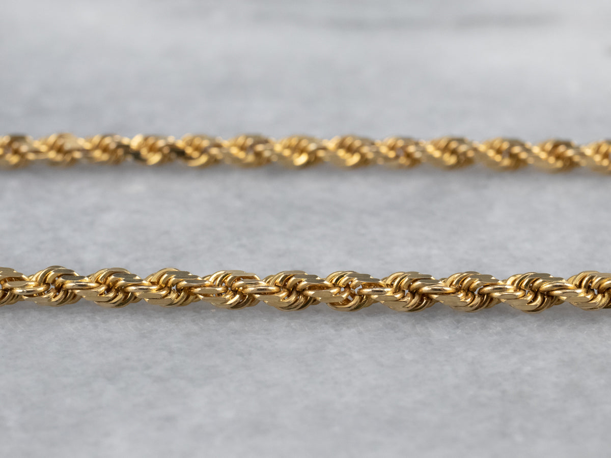 14K Gold French Rope Chain