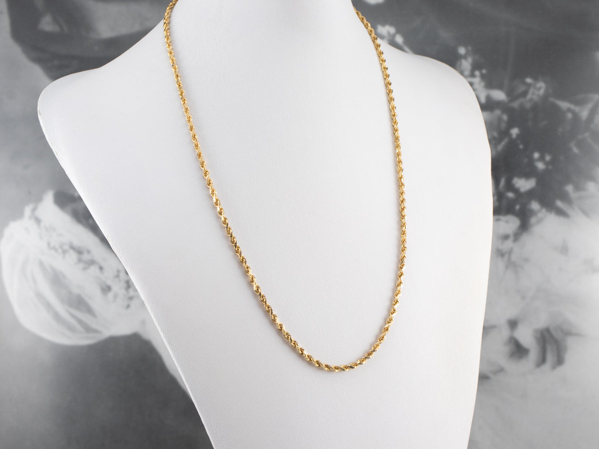 14K Gold French Rope Chain