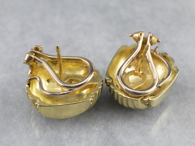 Diamond 18K Gold Stud Earrings