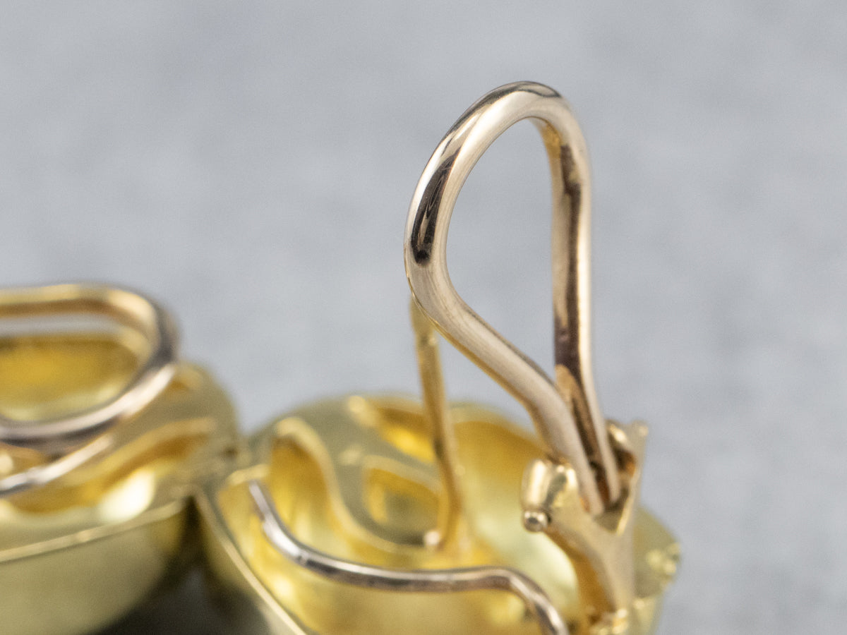 Diamond 18K Gold Stud Earrings