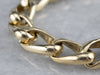 Heavy Gold Curb Chain Bracelet