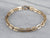 Antique Gold Fancy Link Chain Bracelet