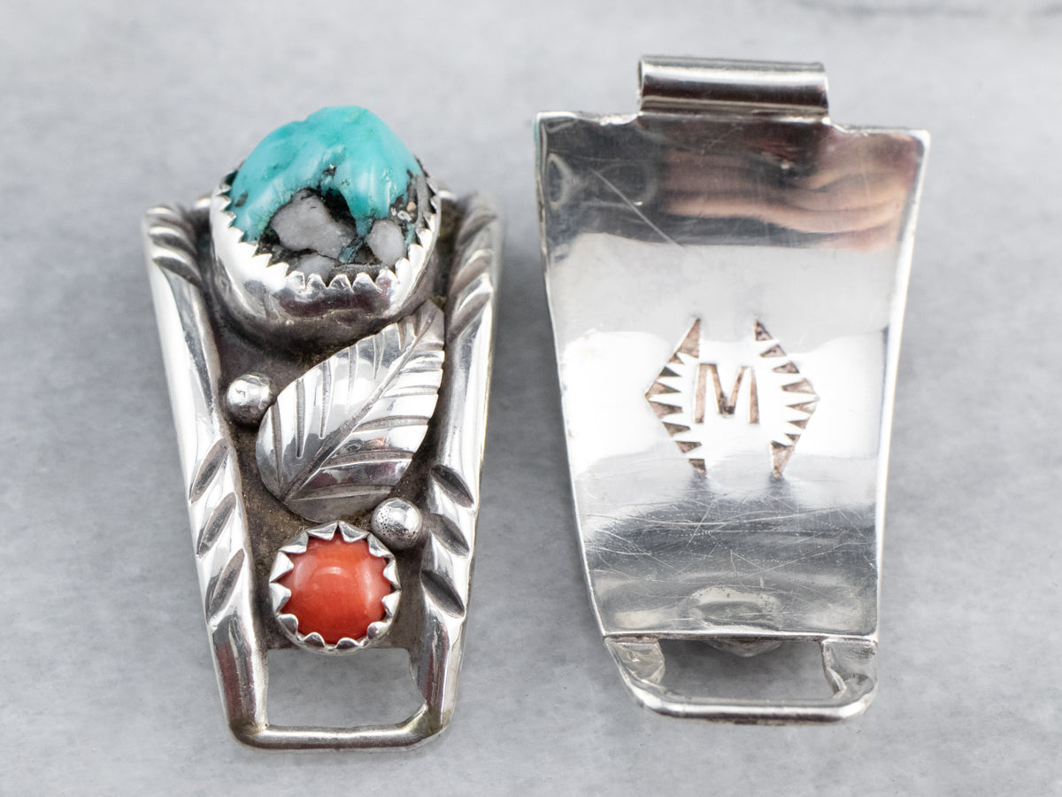 South West Style Turquoise and Coral Watch Tips