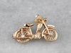 Polished Gold Motorcycle Charm