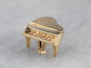 Vintage Gold Grand Piano Charm