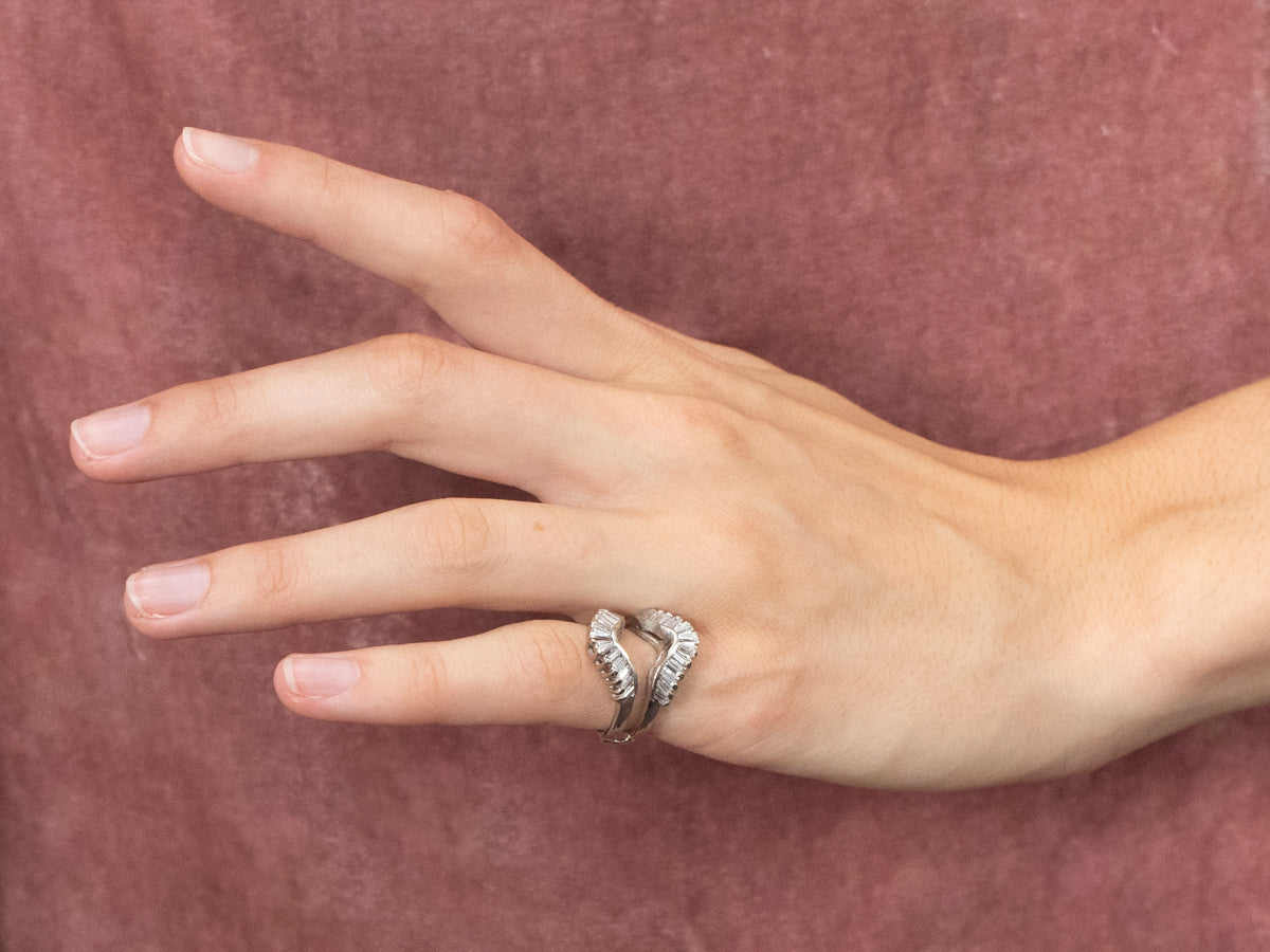 Diamond Solitaire Enhancer Band