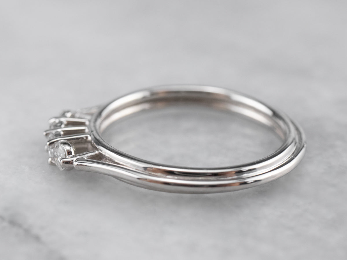 Multi Diamond 18K White Gold Ring