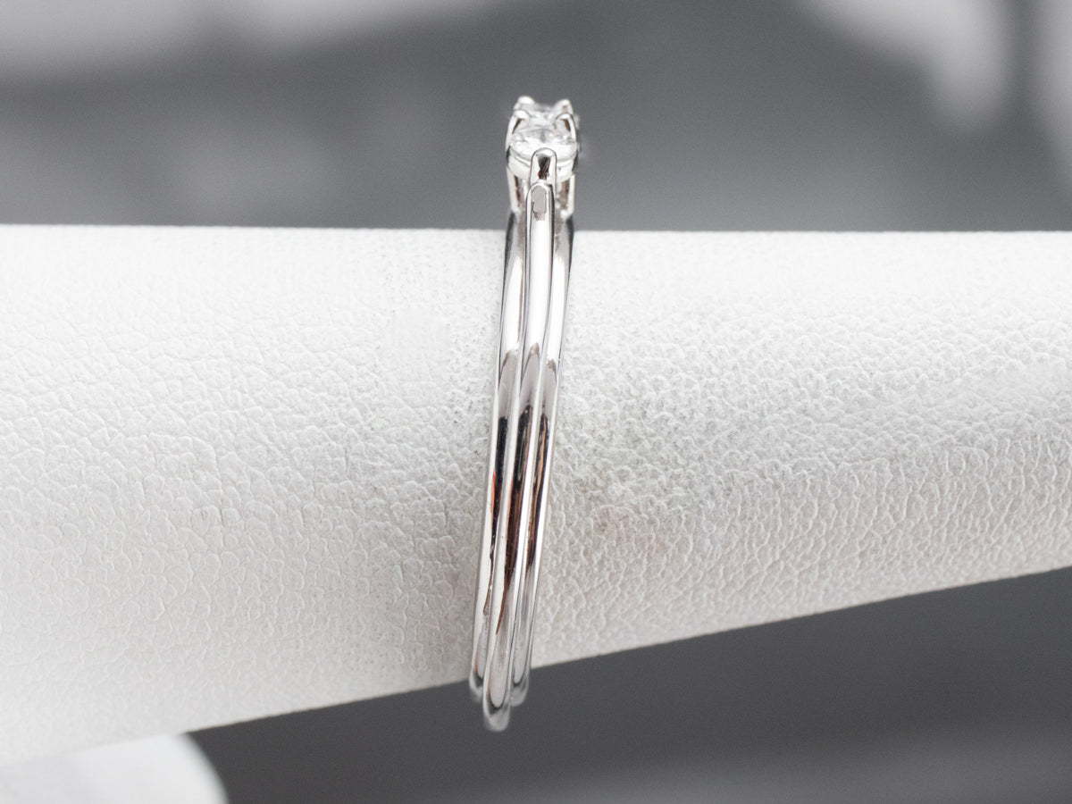 Multi Diamond 18K White Gold Ring