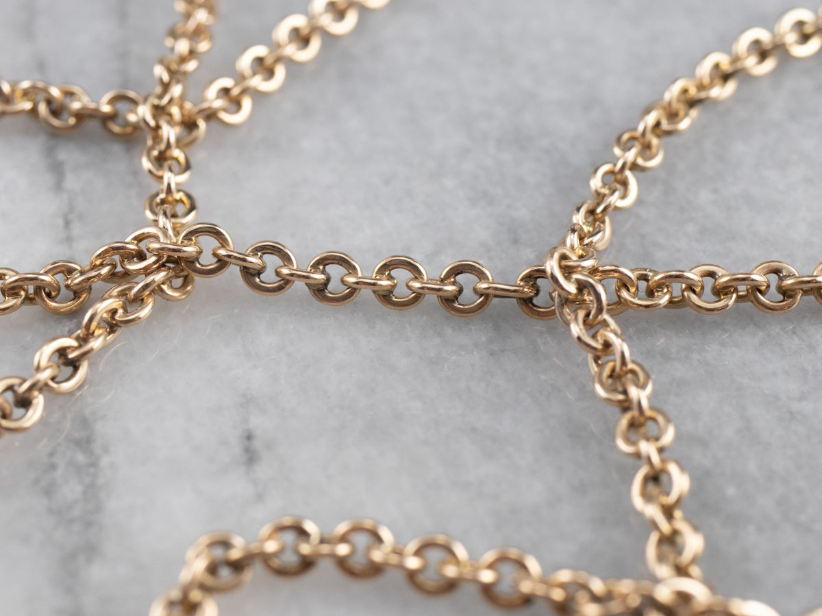 14K Gold Oval Link Chain