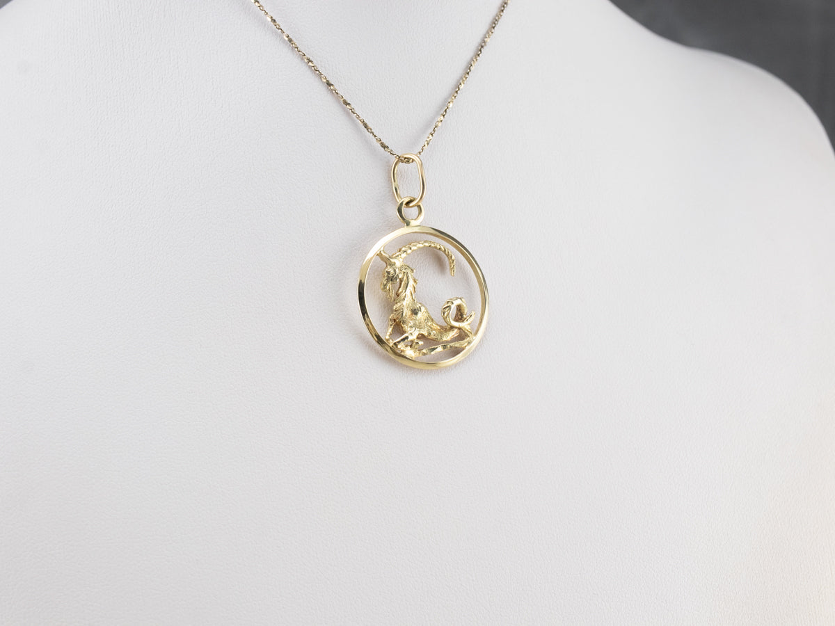14K Yellow Gold Diamond Accented Virgo Zodiac Necklace | Virgo | Brilliant  Earth