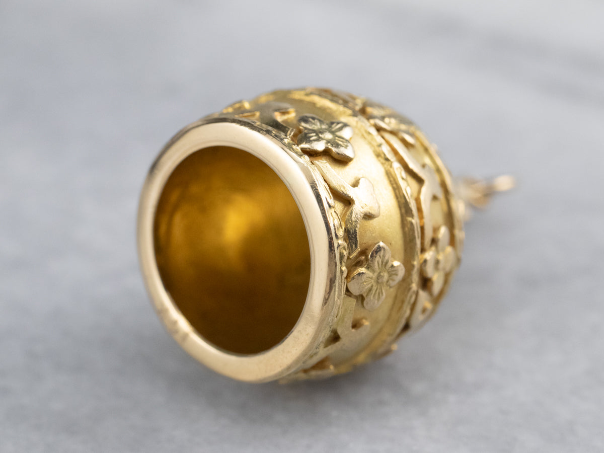 Russian Orthodox Mitre Gold Charm