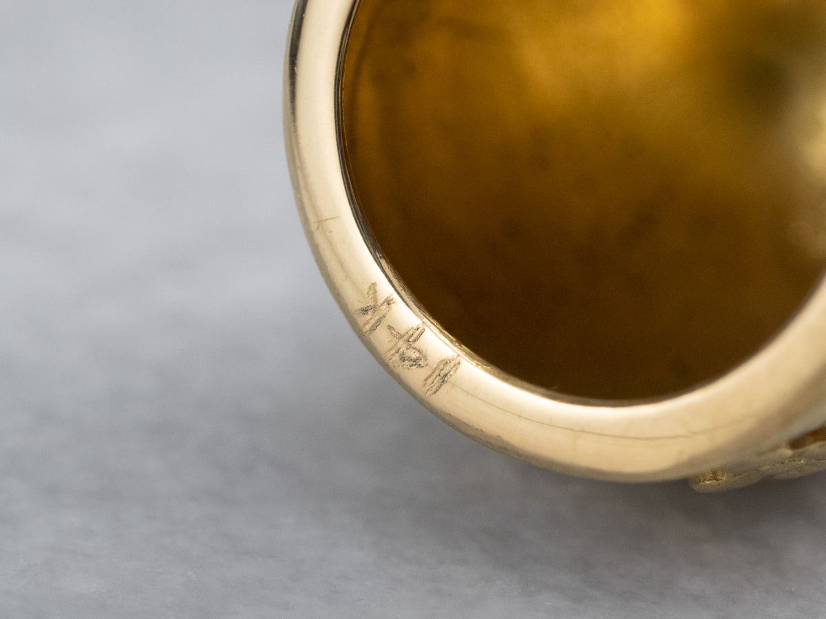 Russian Orthodox Mitre Gold Charm