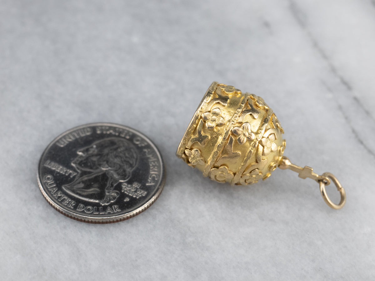 Russian Orthodox Mitre Gold Charm