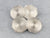 Vintage White Gold Star Octagon Cufflinks