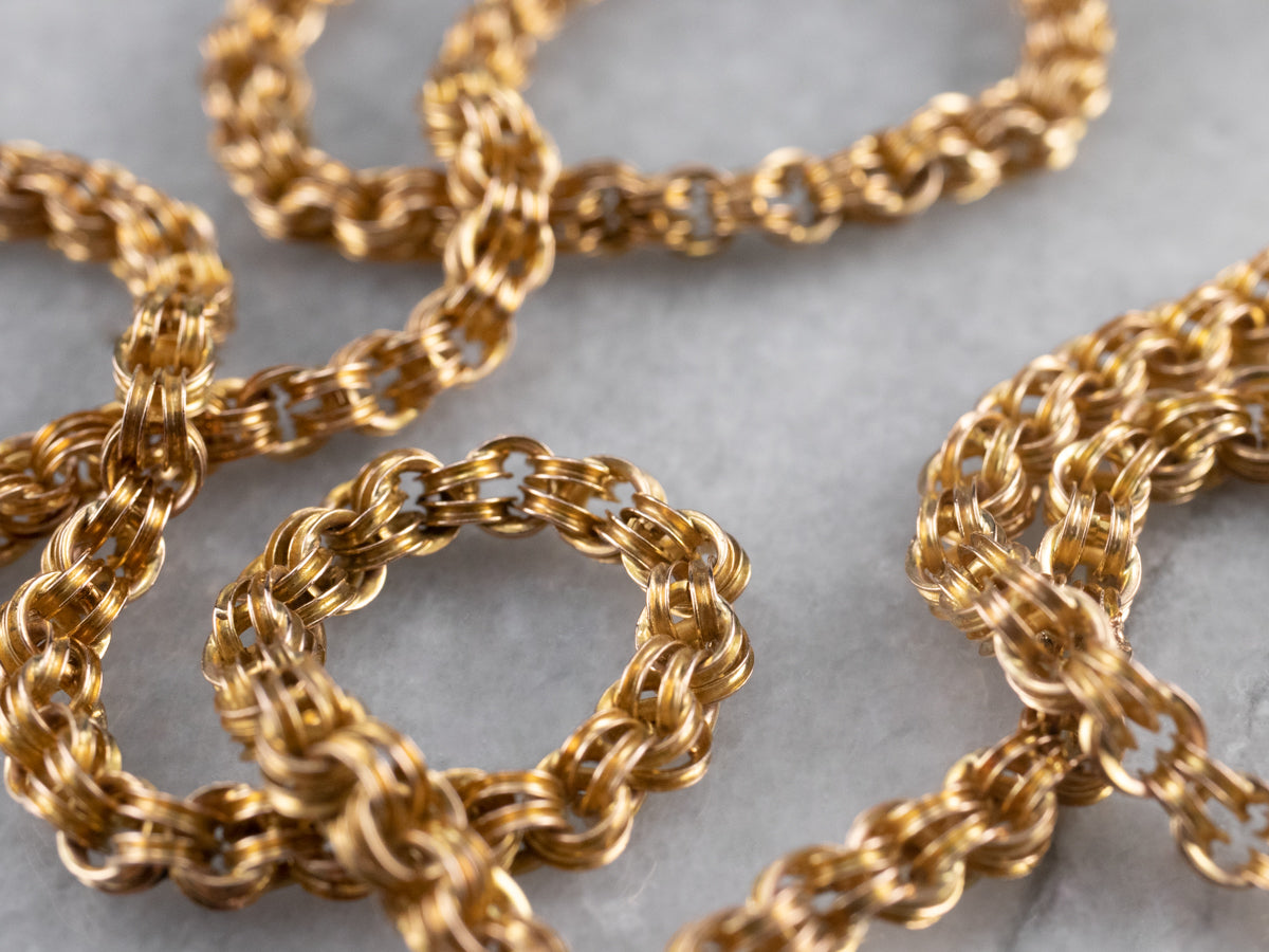 Antique Specialty Gold Chain