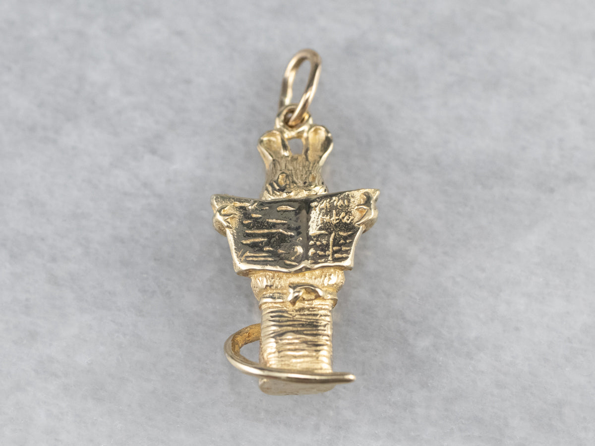 Beatrix Potter Tailor Mouse Gold Charm
