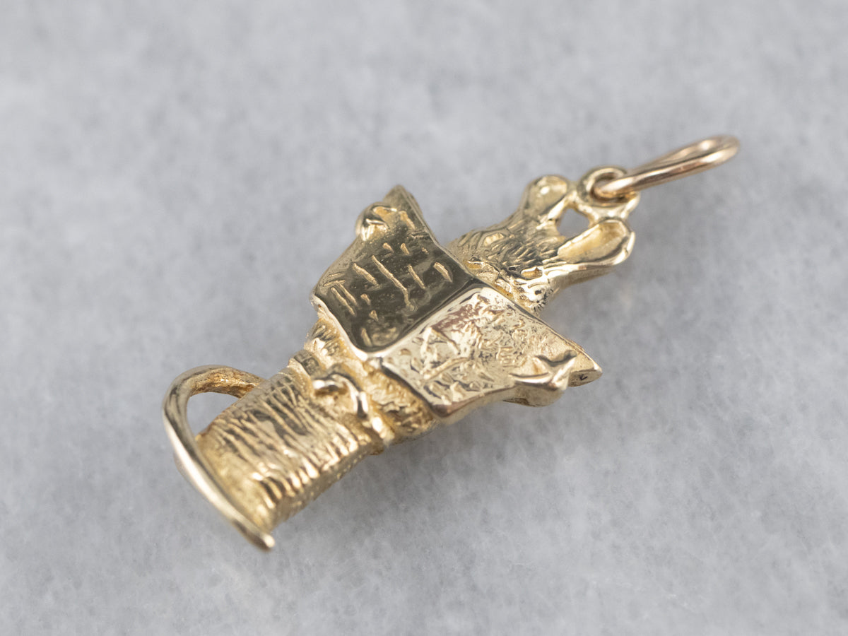 Beatrix Potter Tailor Mouse Gold Charm