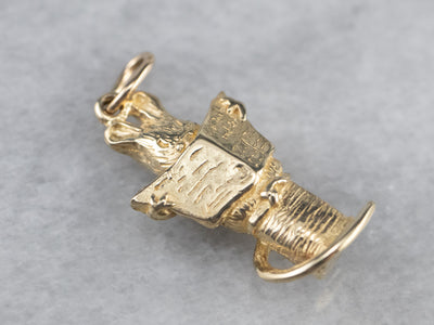 Beatrix Potter Tailor Mouse Gold Charm