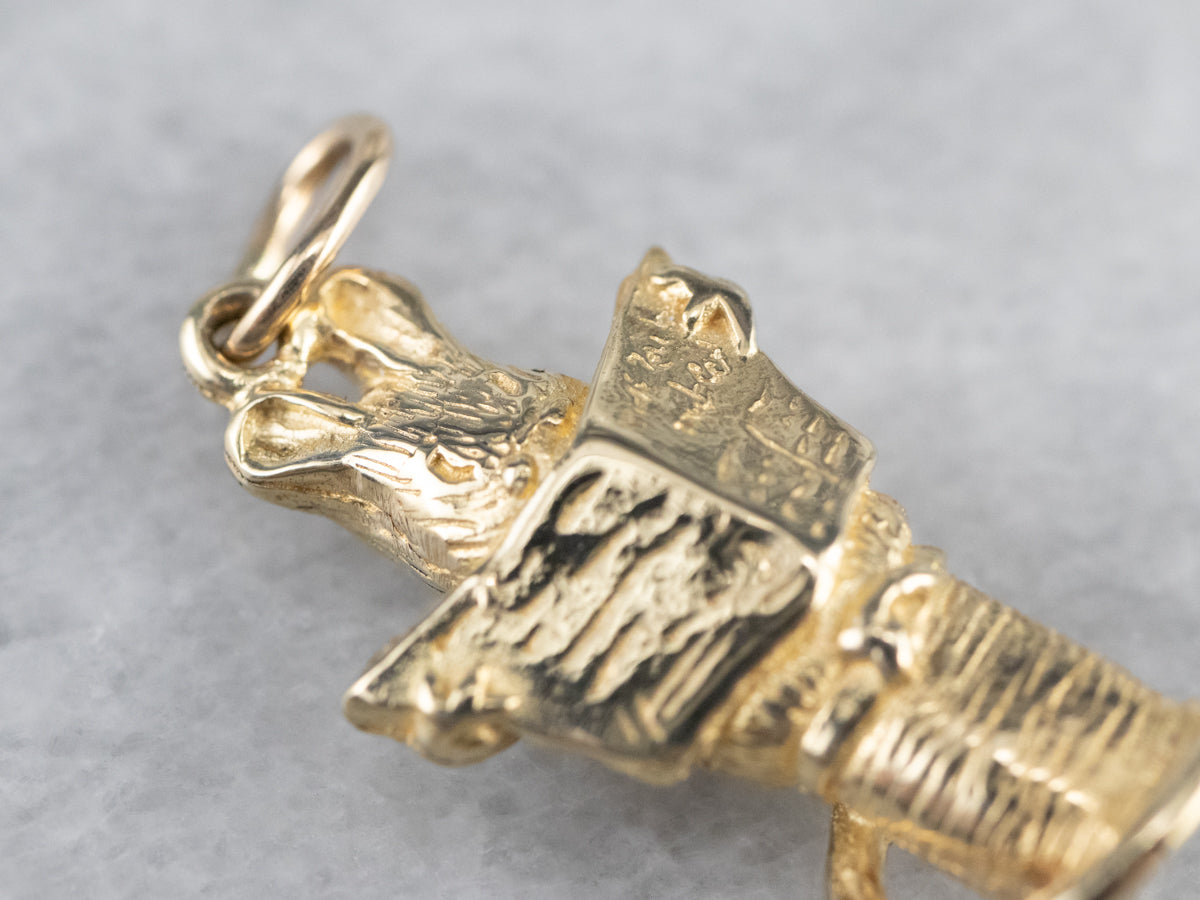 Beatrix Potter Tailor Mouse Gold Charm