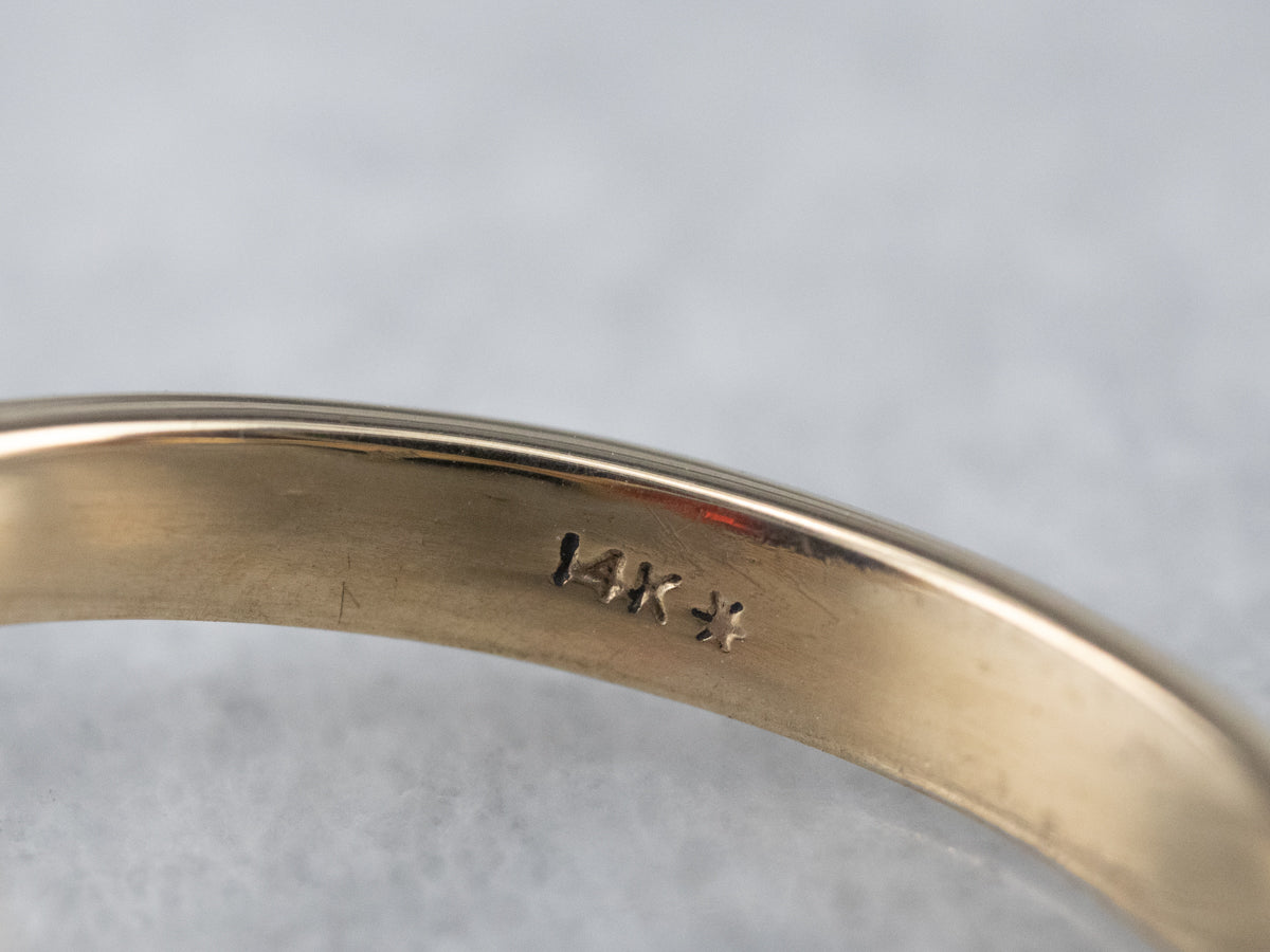 Pyrope Garnet Gold Statement Ring