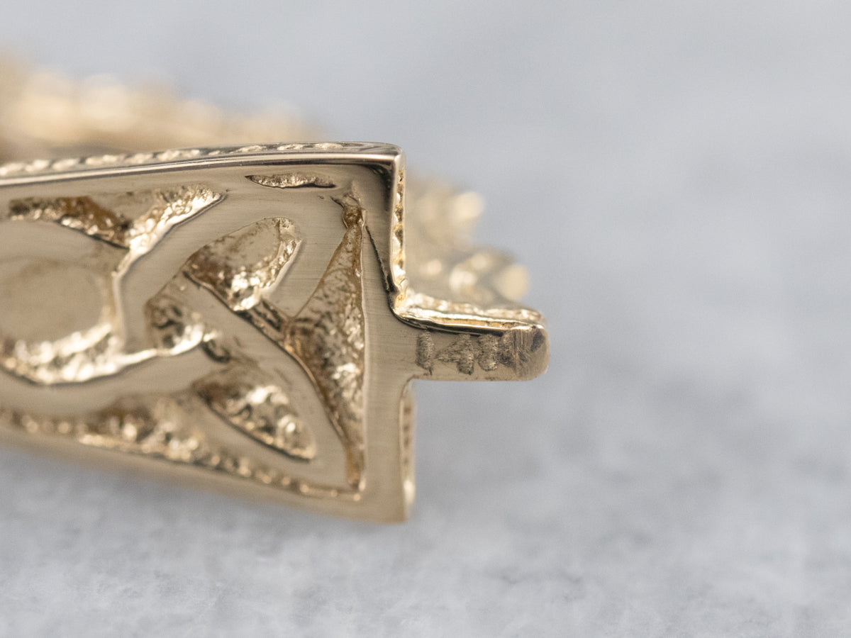 Celtic Harp 14K Gold Charm